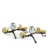 Michael Aram Butterfly Ginkgo Set Of 2 Candle Holders In Multi