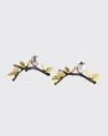 Michael Aram Butterfly Ginkgo Set Of 2 Candle Holders In Assorted