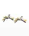 Michael Aram Butterfly Ginkgo Candleholders Low S/2 In Multi