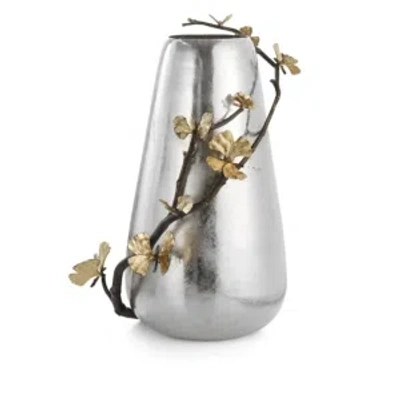 MICHAEL ARAM BUTTERFLY GINKGO CENTERPIECE VASE