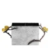 Michael Aram Butterfly Ginkgo 2-compartment Cutlery Caddy In Silver
