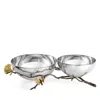 Michael Aram Butterfly Ginkgo Double Dish In Metallic