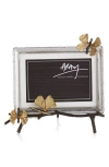 Michael Aram Butterfly Ginkgo Easel Picture Frame In Brown