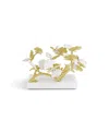 Michael Aram Butterfly Ginkgo Golden Decorative Object In Gold