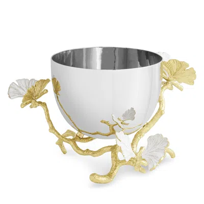 MICHAEL ARAM BUTTERFLY GINKGO GOLD NUT BOWL