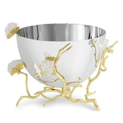 MICHAEL ARAM BUTTERFLY GINKGO GOLD SERVING BOWL