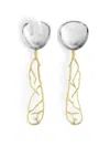 Michael Aram Butterfly Ginkgo Gold Serving Set In Silver