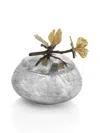 Michael Aram Butterfly Ginkgo Keepsake Box In Gray