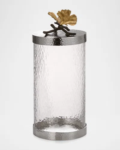 Michael Aram Butterfly Ginkgo Large Canister In Clear