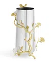 Michael Aram Butterfly Ginkgo White And Gold Large Vase In No Color