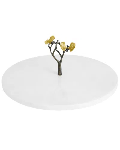 Michael Aram Butterfly Ginkgo Lazy Susan In White