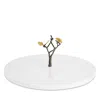 Michael Aram Butterfly Ginkgo Lazy Susan In White