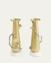 Michael Aram Butterfly Ginkgo Luxe 2-piece Candleholder Set In Gold