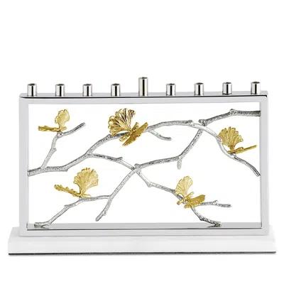 Michael Aram Butterfly Ginkgo Luxe Menorah - Exclusive In Gray