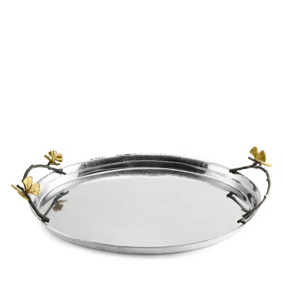 MICHAEL ARAM BUTTERFLY GINKGO OVAL TRAY,175762
