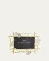 Michael Aram Butterfly Ginkgo Photo Frame, 4" X 6" In White And Gold