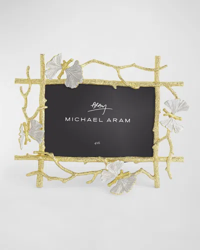 Michael Aram Butterfly Ginkgo Photo Frame, 4" X 6" In Gold