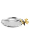 Michael Aram Butterfly Ginkgo Trinket Tray In Silver