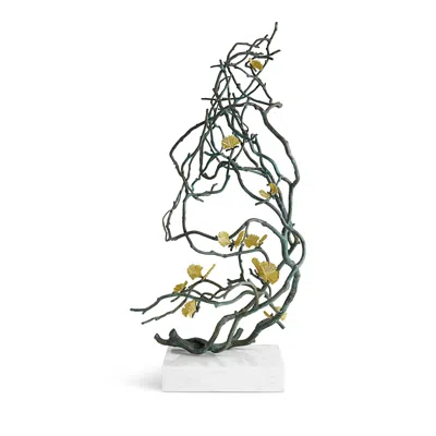 Michael Aram Butterfly Ginkgo Sculpture In Green