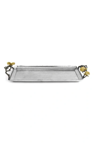 Michael Aram Butterfly Ginkgo Serving Tray In Metallic