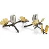 Michael Aram Butterfly Ginkgo Set Of 2 Candleholders In Multi