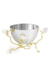 Michael Aram Butterfly Ginkgo Gold Serving Bowl In Silver