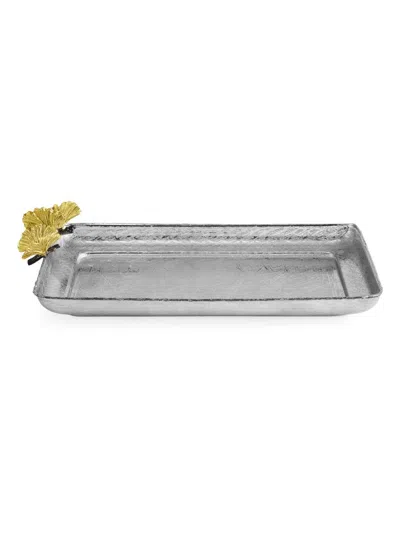 Michael Aram Butterfly Ginkgo Small Tray In Silver