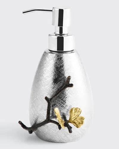 Michael Aram Butterfly Ginkgo Soap Dispenser In Gray