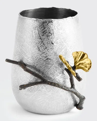 Michael Aram Butterfly Ginkgo Toothbrush Holder In Gray