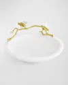 Michael Aram Butterfly Ginkgo White And Gold Trinket Dish In White And Gold