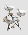 Michael Aram Butterfly Ginkgo Triple Bowl Set