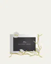 Michael Aram Butterfly Ginkgo White And Gold Frame, 5" X 7" In White And Gold