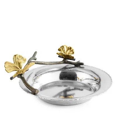 Michael Aram Butterfly Ginkgo Wine Coaster In Silver