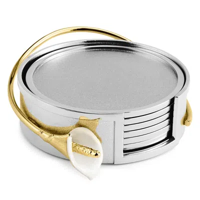 MICHAEL ARAM CALLA LILY COASTER, SET OF 6,123234