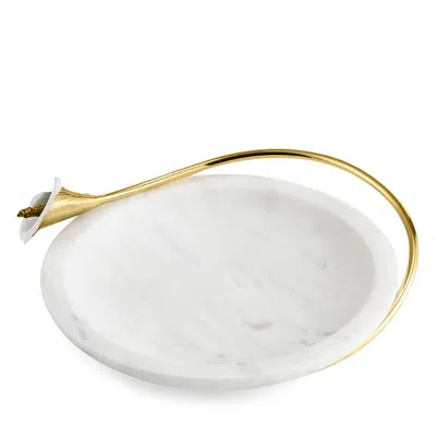 Michael Aram Calla Lily Marble Dish In White