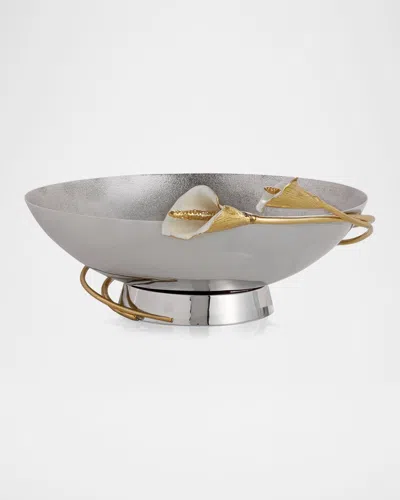 Michael Aram Calla Lily Medium Bowl In Silver