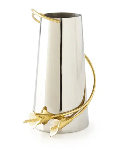 Michael Aram Calla Lily Medium Vase In Metallic
