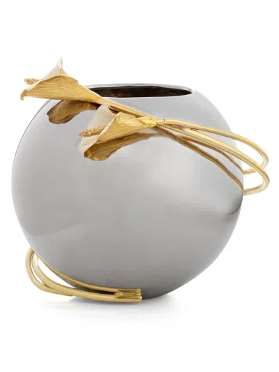 Michael Aram Calla Lily Rose Bowl Vase In Gray
