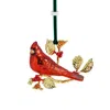 Michael Aram Cardinal Glass Ornament In Red