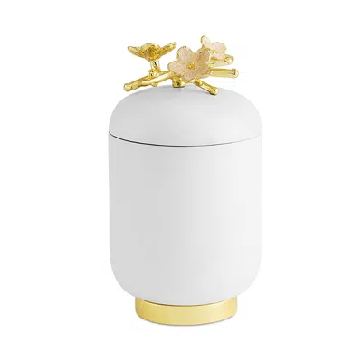 Michael Aram Cherry Blossom Bath Canister In White