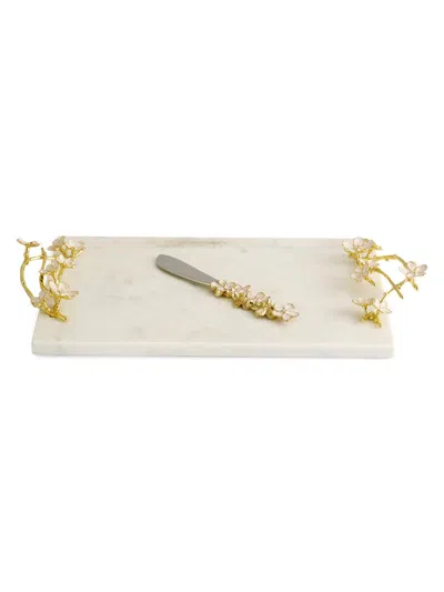 Michael Aram Cherry Blossom Cheeseboard & Knife Set