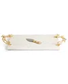 Michael Aram Cherry Blossom Cheeseboard With Spreader In Gold