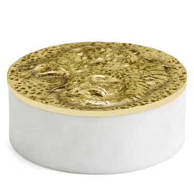 Michael Aram Chinese Zodiac Box In Gold