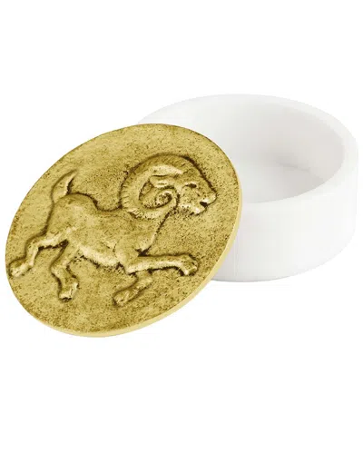 Michael Aram Chinese Zodiac Sheep Box In White