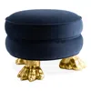 Michael Aram Claw Ottoman In Navy