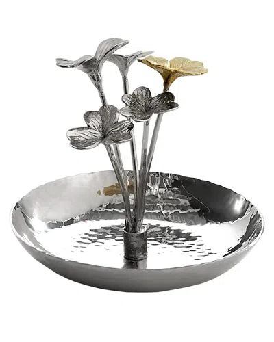 Michael Aram Clover Ring Catch In Metallic