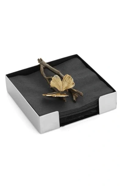 Michael Aram Cocktail Napkin Holder In Gold