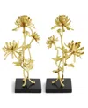 Michael Aram Dahlia Tall Candleholders, Set Of 2 In No Color