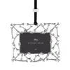 Michael Aram Holiday Dog Bone Frame Ornament In Silver