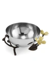 Michael Aram Dogwood Small Bowl In Silver